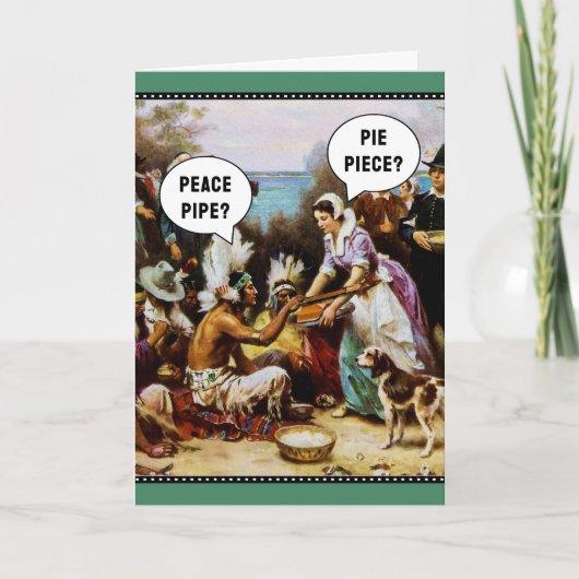 Funny Thanksgiving シーズンカード (正面)