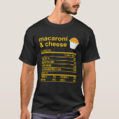 Funny Thanksgiving Apparel, Nutrition Fact Macaron Tシャツ (正面)