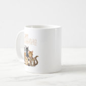 Funny Thanksgiving Cat Lovers Gift Happy Catsgivin コーヒーマグカップ (正面左)