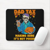 Funny Thanksgiving Dad Tax Skeleton Turkey Day Foo マウスパッド (マウス)