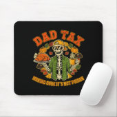 Funny Thanksgiving Dad Tax Skeleton Turkey Day Foo マウスパッド (マウス)