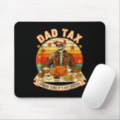 Funny Thanksgiving Dad Tax Skeleton Turkey Day Foo マウスパッド (マウス)