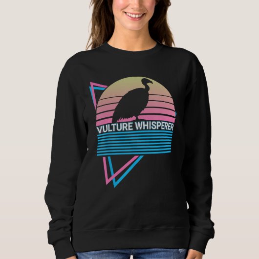 Funny Thanksgiving Day Vulture Retro Vulture Whisp スウェットシャツ (正面)