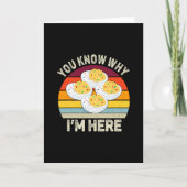 Funny Thanksgiving Deviled Eggs You Know Why I'm H カード (正面)