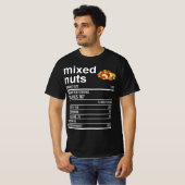 Funny Thanksgiving Food Apparel, Mixed Nuts Nutrit Tシャツ (正面フル)