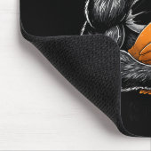 Funny Thanksgiving Gorilla Holding Turkey Lgrim Ha マウスパッド (コーナー)