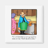 Funny Thanksgiving Humor Magnet マグネット (正面)