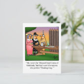 Funny Thanksgiving Humor Postcard ポストカード (スタンド正面)