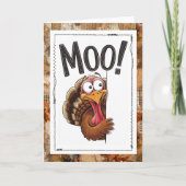 Funny Thanksgiving Humor Turkey  カード (正面)