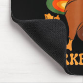 Funny Thanksgiving Kids Joke Meme Guess What Turke マウスパッド (コーナー)