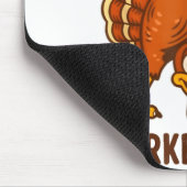 Funny Thanksgiving Kids Joke Meme Guess What Turke マウスパッド (コーナー)