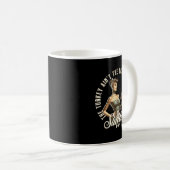 Funny Thanksgiving Retro N Up Inappropriate Stuffe コーヒーマグカップ (正面右)