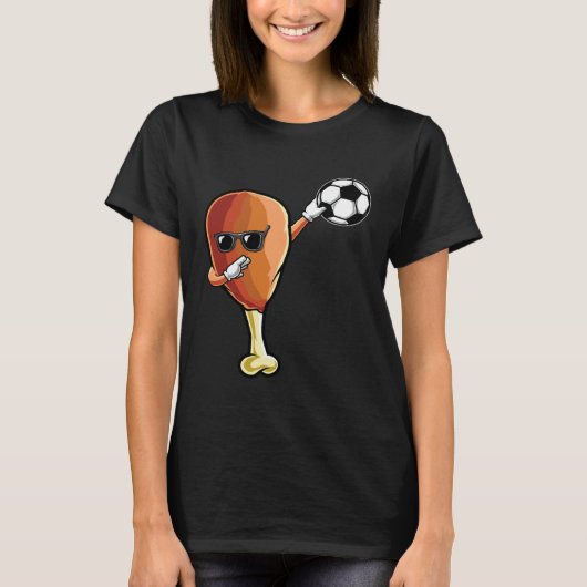 Funny Thanksgiving Soccer Team Player Coach Turkey Tシャツ (正面)