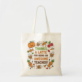 Funny Thanksgiving Teacher Appreciation Tote Bag トートバッグ