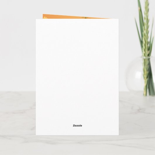 Funny Thanksgiving Teacher Card – Thanks a Latte カード (裏面)