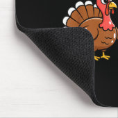 Funny Thanksgiving Turkey Design - What Are You Th マウスパッド (コーナー)