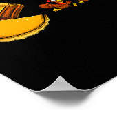 Funny Thanksgiving Turkey Gift For Men Women Kids  ポスター (角)