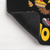 Funny Thanksgiving Turkey Gobble Till You Wobble T マウスパッド (コーナー)