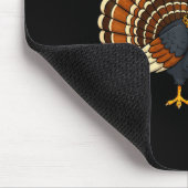 Funny Thanksgiving Turkey Meow Cat Disguise Men Wo マウスパッド (コーナー)