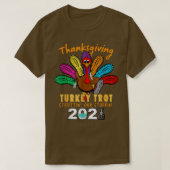 Funny Thanksgiving Turkey Trot Struttin' Our Stuff Tシャツ (デザイン正面)