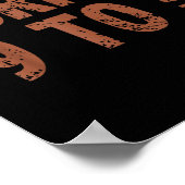 Funny Thanksgiving Turkin 9 To 5 Humor Turkey Frie ポスター (角)