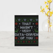 Funny That Wasn't Very Data Driven Of You Aba Ugly カード (黄色い花)