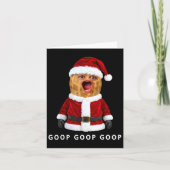 Funny The Burnt Peanut Goop Bungulator Christmas  カード (正面)