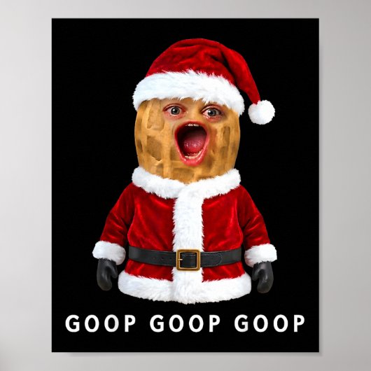 Funny The Burnt Peanut Goop Bungulator Christmas  ポスター (正面)