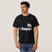 Funny The Photographer Photography Camera  Tシャツ (正面フル)