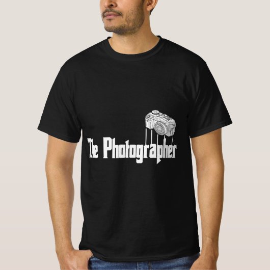 Funny The Photographer Photography Camera  Tシャツ (正面)