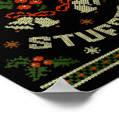 Funny The Stocking Stocking Stuffer Matching Coupl ポスター (角)