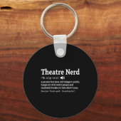 Funny Theatre Nerd Definition Musical Theater キーホルダー (正面)