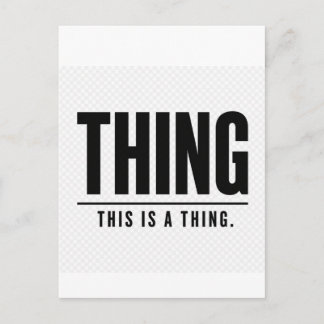 Funny Thing | This Is A Thing | Sarcastic ポストカード