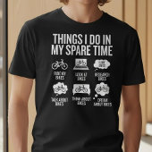 Funny Things I Do In My Spare Time Biker Tシャツ