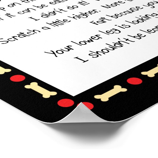 Funny Things I Learned From Bouvier des Flandres ポスター (角)