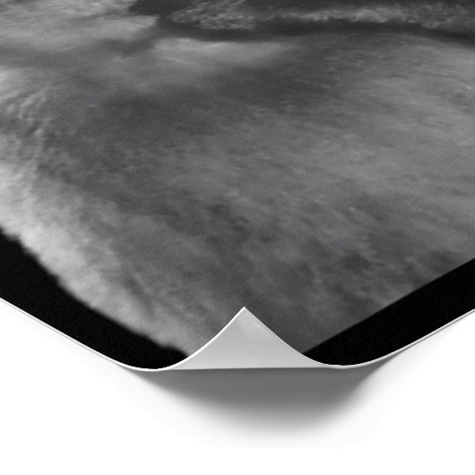 Funny Thinking Monkey Meme Curious Ape Brainrot ポスター (角)