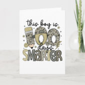 Funny This Boy Is 100 Days Smarter School カード (正面)