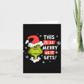 Funny This Is As Merry As It Gets Christmas, Sarca カード (正面)