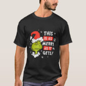 Funny This Is As Merry As It Gets Christmas, Sarca Tシャツ (正面)