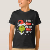 Funny This Is As Merry As It Gets Christmas, Sarca Tシャツ (正面)