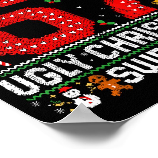 Funny This Is My 67 Ugly Christmas Sweater Xmas Ma ポスター (角)