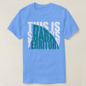 Funny This Is Shark Territory 408 San Jose  Tシャツ (デザイン正面)