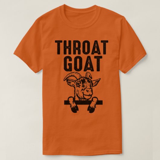 Funny throat goat Lover  Tシャツ (デザイン正面)