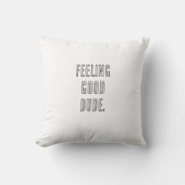  Funny Throw Pillow – Chill Vibes & Cozy Style クッション