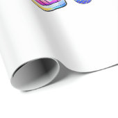 Funny Tie Dye Rabbit Baseball Easter Bunny Men Boy ラッピングペーパー (ロールコーナー)