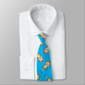 Funny Tiger in a Tie Cartoon Kids ネクタイ (タイ)