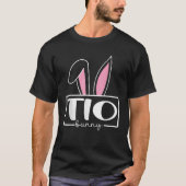 Funny TIO Bunny Happy Easter Family Matching  Tシャツ (正面)