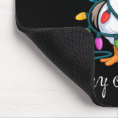 Funny Tired Goose Christmas Lights Silly Holiday F マウスパッド (コーナー)