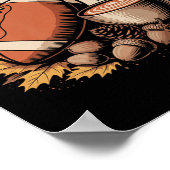 Funny Tis The Season Fall Football Cozy Autumn And ポスター (角)