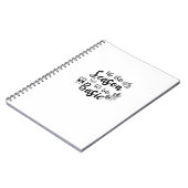 Funny Tis The Season To Basic Fall Pumpkin Spice ノートブック (左側)